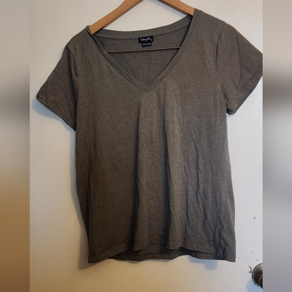 Splendid Green Short Sleeve Tee - Picture 3 of 4